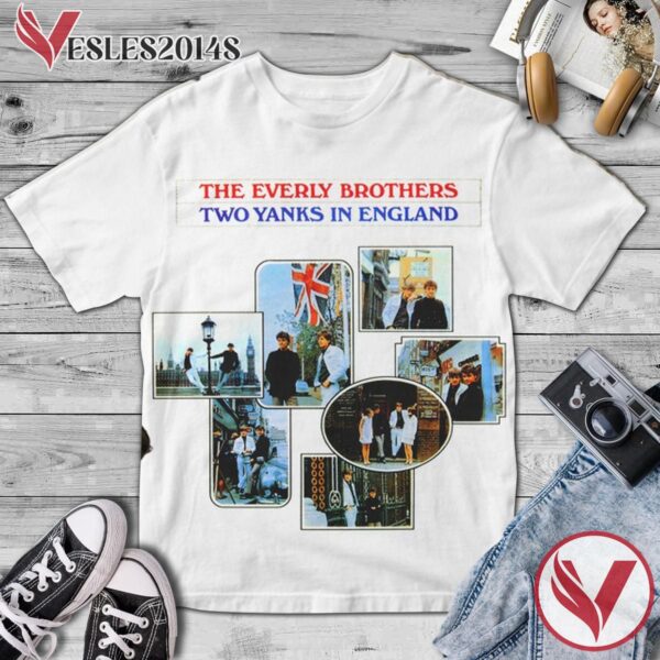 The Everly Brothers Two Yanks In England Album Cover Shirt, Perfect Gifts For Music Lovers - Vesles2014S