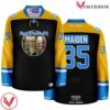 The Evolution of Eddie Iron Maiden Hockey Jersey - Vesles2014S