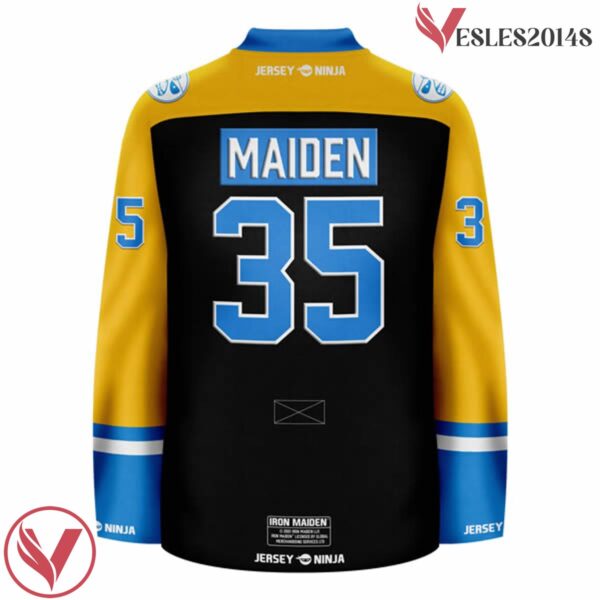 The Evolution of Eddie Iron Maiden Hockey Jersey - Vesles2014S 3