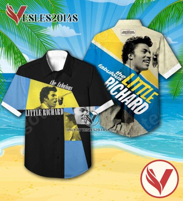 The Fabulous Little Richard Album Cover Hawaiian Shirt, Unique Gifts For Music Lovers - Vesles2014S