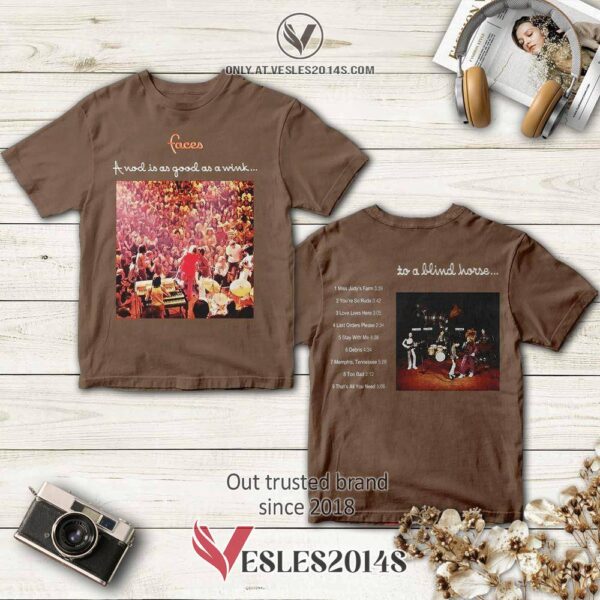 The Faces A Nod’s As Good As A Wink Album 3D Shirt, Perfect Gifts For Music Lovers - Vesles2014S