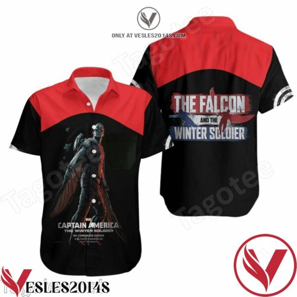 The Falcon And The Winter Soldier Captain America Hawaiian Shirt, Unique Gifts For Friends - Vesles2014S 1