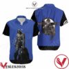 The Falcon And The Winter Soldier Iron Soldier Superhero Blue Black Hawaiian Shirt, Unique Gifts For Friends - Vesles2014S 1