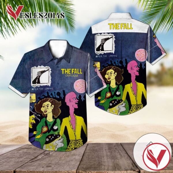 The Fall Grotesque Album Cover Hawaiian Shirt, Best Gift For Music Lovers Vesles2014S