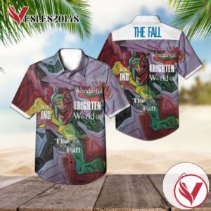 The Fall The Wonderful And Frightening World Of Album Cover Hawaiian Shirt, Best Gift For Music Lovers Vesles2014S