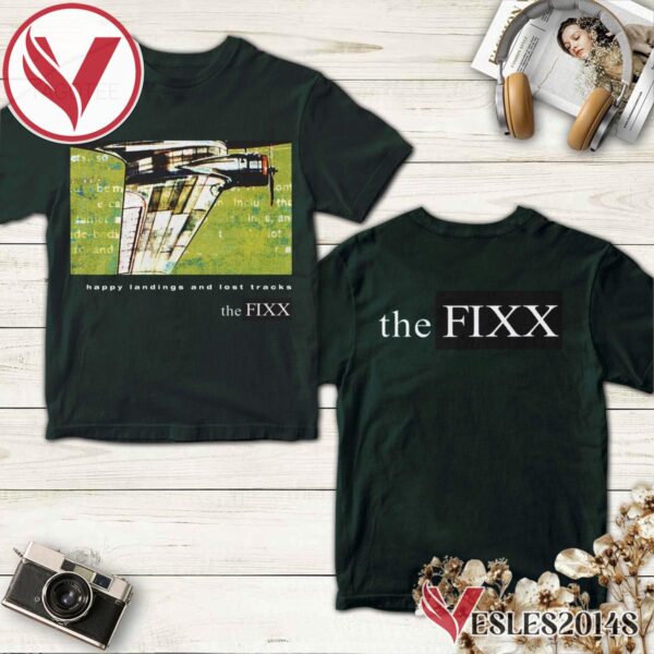 The Fixx Happy Landings And Lost Track Album Cover Shirt, Perfect Gifts For Music Lovers - Vesles2014S
