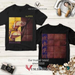 The Fixx-Phantoms Album Black 3D Shirt, Unique Gifts For Music Lovers - Vesles2014S