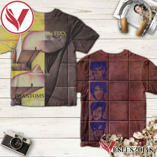 The Fixx Phantoms Album Cover Shirt, Perfect Gifts For Music Lovers - Vesles2014S