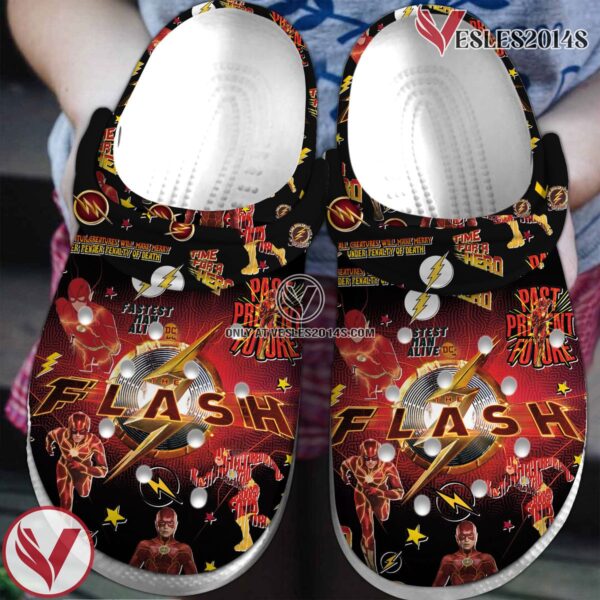 The Flash Movie Crocs Crocband Clogs Shoes Comfortable For Men Women and Kids Style 5 - Vesles2014S