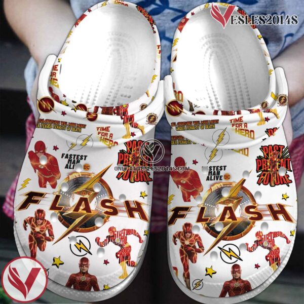 The Flash Movie Crocs Crocband Clogs Shoes Comfortable For Men Women and Kids Style 7 - Vesles2014S