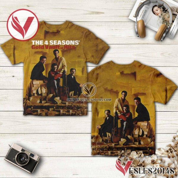 The Four Seasons’ Gold Vault Of Hits Album Cover Shirt, Unique Gifts For Music Lovers - Vesles2014S
