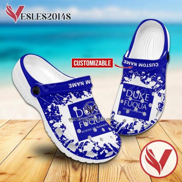 The Fuqua School of Business Custom Crocs Clogs, Unique Footwear For Fans