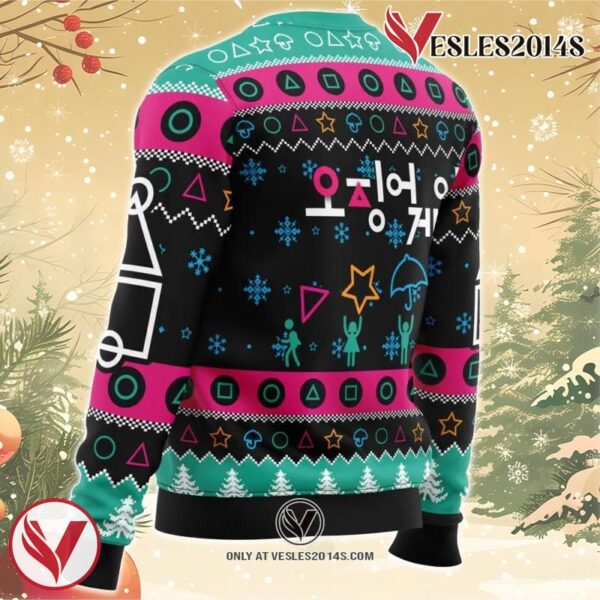 The Game is On Squid Game Christmas Sweater 2