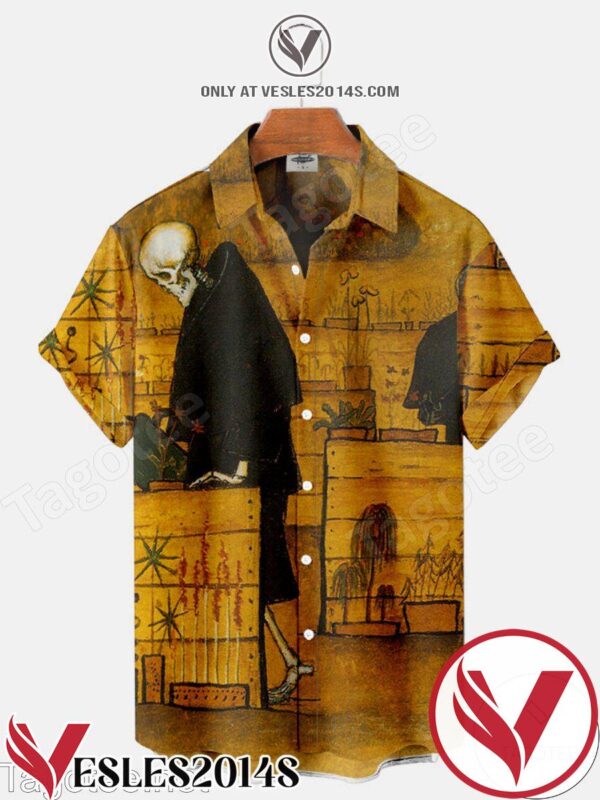 The Garden Of Death Hugo Simberg Poster Halloween Hawaiian Shirt, Unique Gifts For Friends - Vesles2014S 1