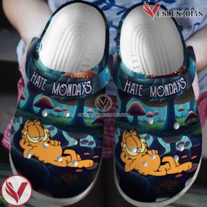 The Garfield Movie Crocs Crocband Clogs Shoes Comfortable For Men Women and Kids Style 2 - Vesles2014S