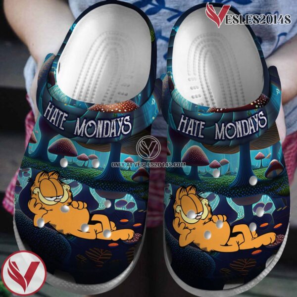 The Garfield Movie Crocs Crocband Clogs Shoes Comfortable For Men Women and Kids Style 2 - Vesles2014S