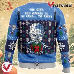 The Gift Hellraiser Ugly Christmas Sweater, Unique Christmas Gift For Fans - Vesles2014S 1