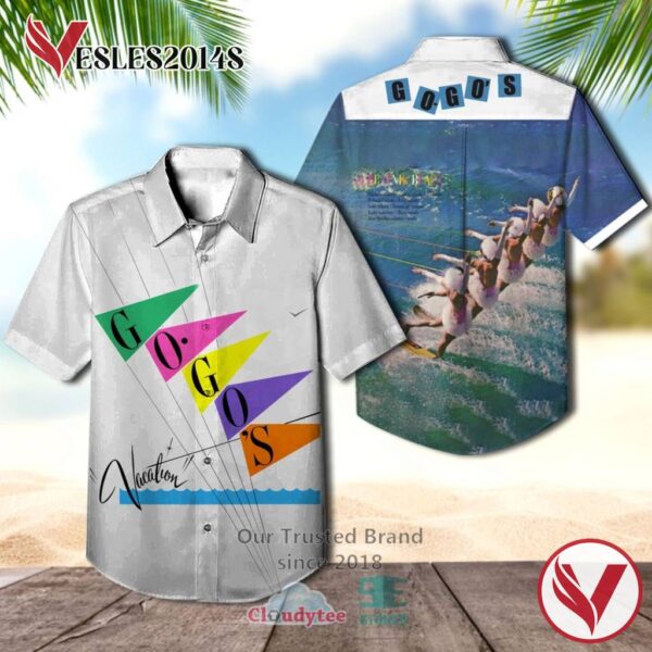 The Go Go's Band Beatnik Beach Album Hawaiian Shirt, Best Gift For Music Lovers Vesles2014S