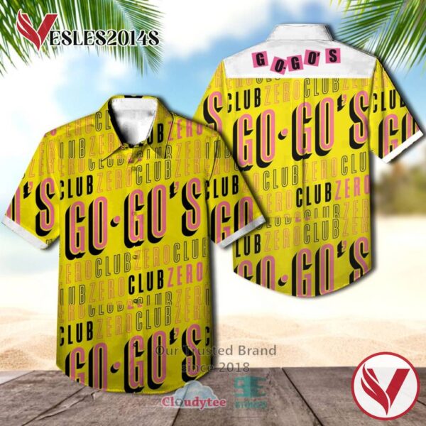 The Go Go's Band Club Zero Album Hawaiian Shirt, Best Gift For Music Lovers Vesles2014S
