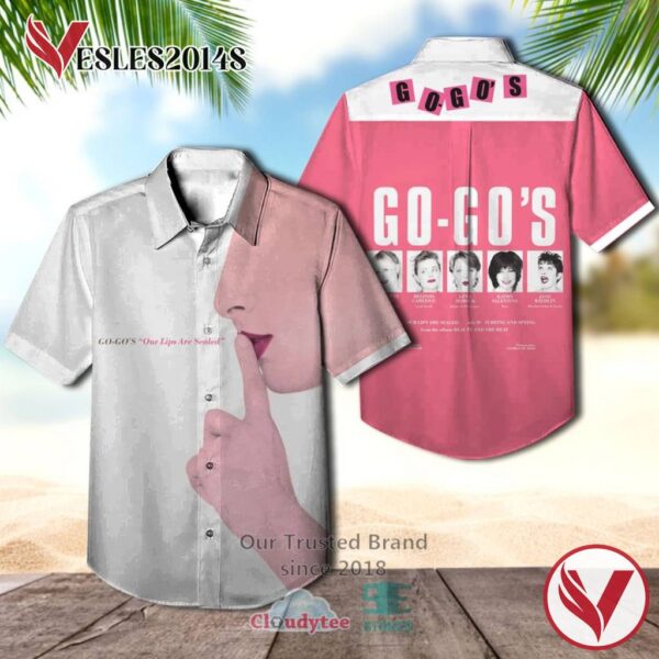 The Go Go's Band Our Lips Are Sealed Album Hawaiian Shirt, Best Gift For Music Lovers Vesles2014S