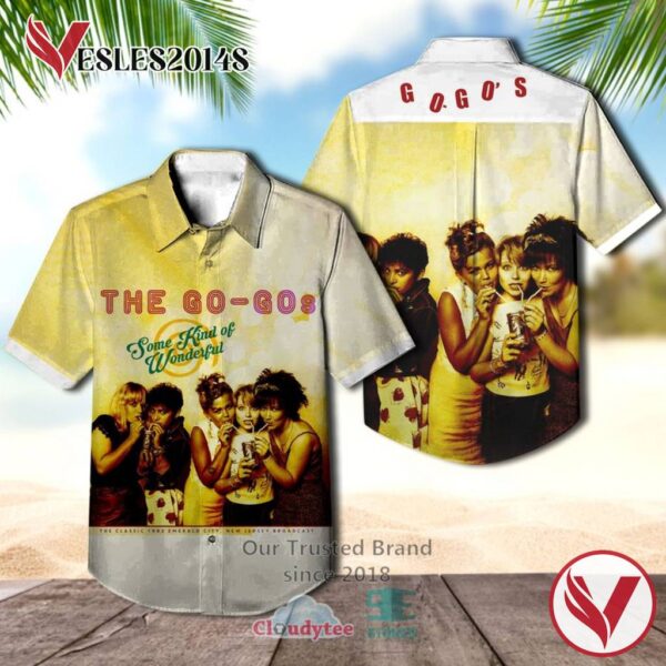 The Go Go's Band Some Kind of Wonderful Album Hawaiian Shirt, Best Gift For Music Lovers Vesles2014S