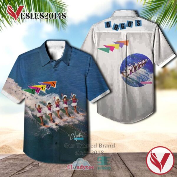 The Go Go's Band Vacation Album Hawaiian Shirt, Best Gift For Music Lovers Vesles2014S