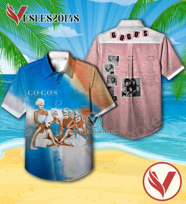 The Go-go’s Beauty And The Beat Album Cover Hawaiian Shirt, Unique Gifts For Music Lovers - Vesles2014S