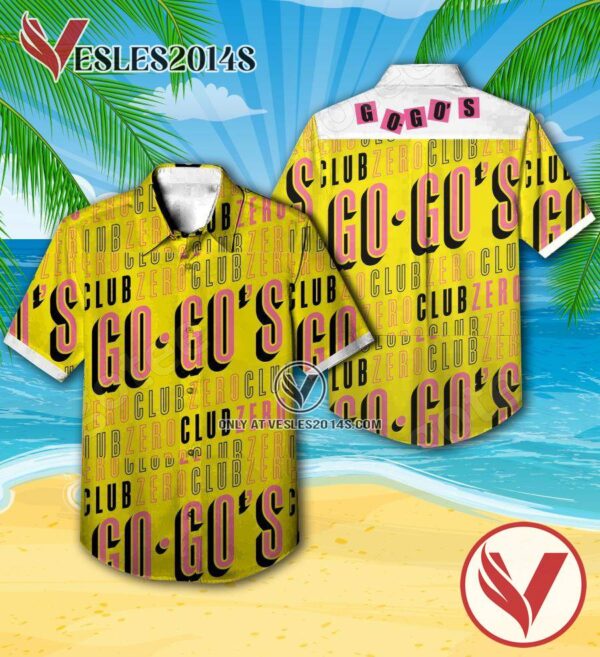The Go-go’s Club Zero Album Cover Hawaiian Shirt, Unique Gifts For Music Lovers - Vesles2014S