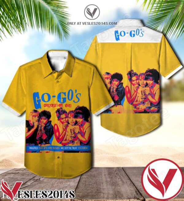 The Go-go’s Greatest Hits Live Artwork Hawaiian Shirt, Unique Gifts For Friends - Vesles2014S 1
