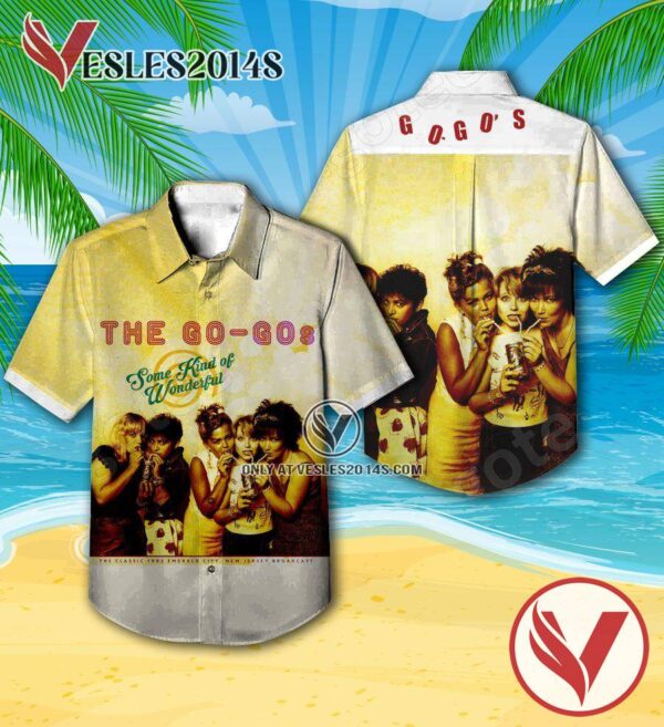 The Go-go’s Some Kind Of Wonderful Album Cover Hawaiian Shirt, Unique Gifts For Music Lovers - Vesles2014S