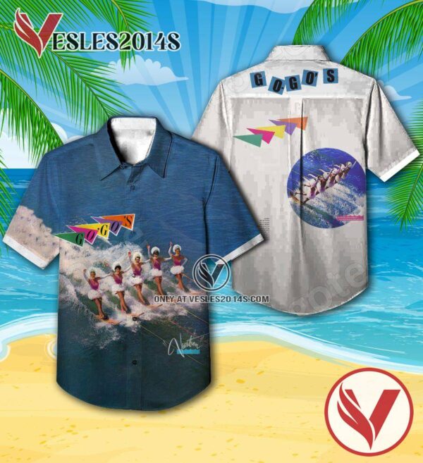 The Go-go’s Vacation Album Cover Hawaiian Shirt, Unique Gifts For Music Lovers - Vesles2014S