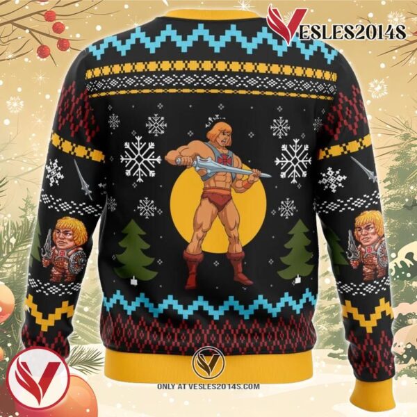 The Good Power of Christmas He-Man Ugly Christmas Sweater, Unique Christmas Gift For Fans - Vesles2014S 1