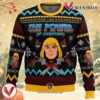 The Good Power of Christmas He-Man Ugly Christmas Sweater, Unique Christmas Gift For Fans - Vesles2014S