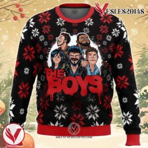The Gorillaz Boys The Boys Ugly Christmas Sweater, Unique Christmas Gift For Fans - Vesles2014S