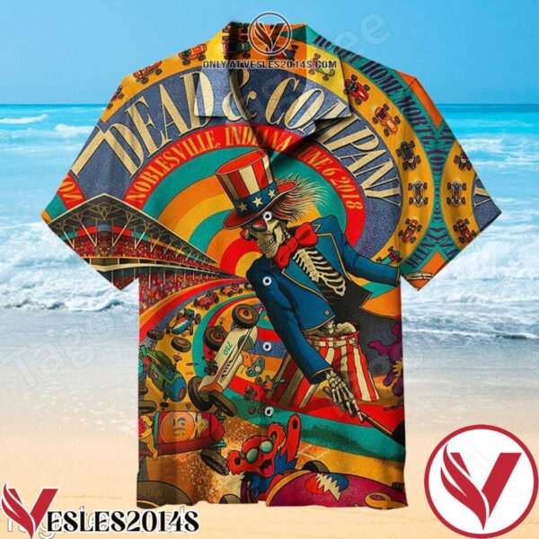 The Grateful Dead Vintage Posters Hawaiian Shirt, Unique Gifts For Friends - Vesles2014S 1