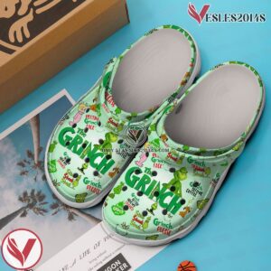 The Grinch Cartoon Crocs Crocband Clogs Shoes Comfortable For Men Women and Kids Style 2, Unique Gift From  Vesles2014S 3