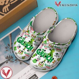 The Grinch Cartoon Crocs Crocband Clogs Shoes Comfortable For Men Women and Kids Style 3, Unique Gift From  Vesles2014S 3
