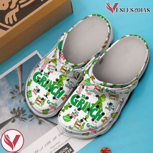 The Grinch Cartoon Crocs Crocband Clogs Shoes Comfortable For Men Women and Kids Style 3, Unique Gift From  Vesles2014S 3