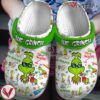 The Grinch Cartoon Movie Crocs Crocband Clogs Shoes Comfortable For Men Women and Kids - Vesles2014S