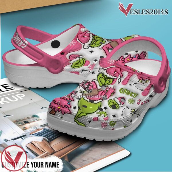 The Grinch Christmas Cartoon Crocs Crocband Clogs Shoes Comfortable For Men Women and Kids, Unique Gift From  Vesles2014S 3