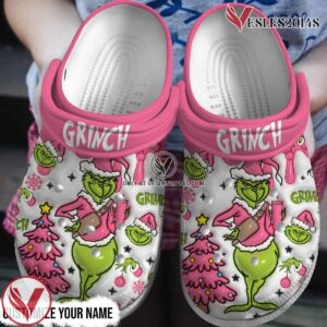 The Grinch Christmas Cartoon Crocs Crocband Clogs Shoes Comfortable For Men Women and Kids, Unique Gift From  Vesles2014S