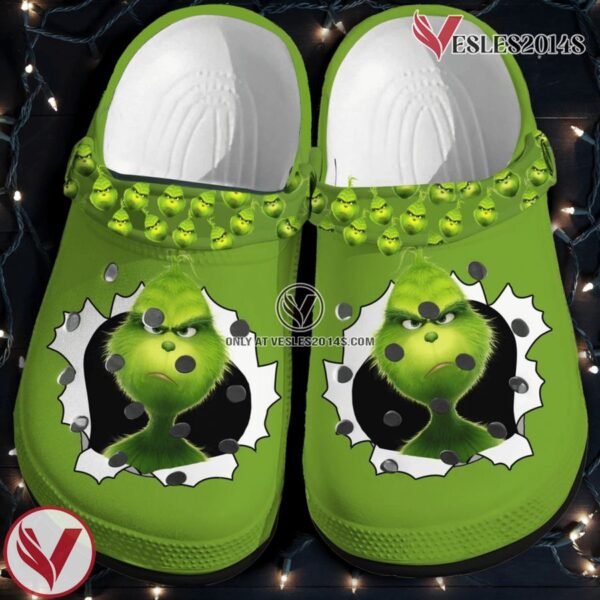 The Grinch Crocs Clog Shoes Style 2, Unique Gift From  Vesles2014S 2