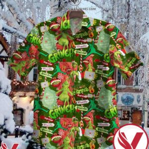 The Grinch His Grew Three Sizes That Day Hawaiian Shirt, Unique Gifts For Friends - Vesles2014S 1