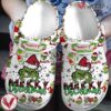 The Grinch Movie Crocs Crocband Clogs Shoes Comfortable For Men Women and Kids Style 1 - Vesles2014S