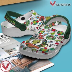 The Grinch Movie Crocs Crocband Clogs Shoes Comfortable For Men Women and Kids Style 15 - Vesles2014S 3