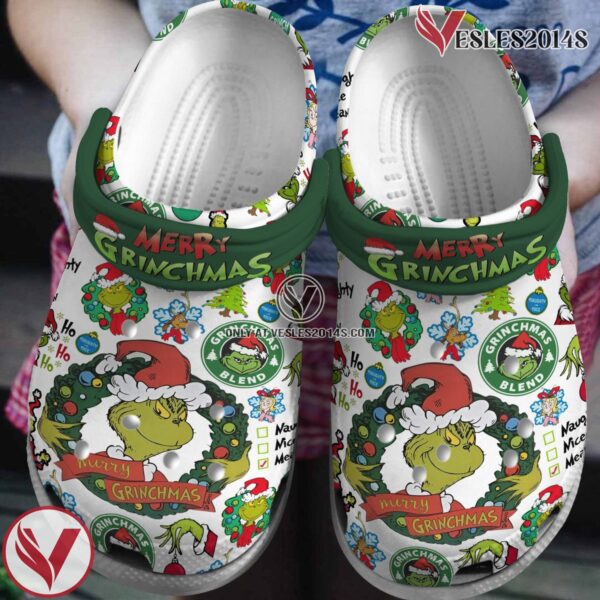 The Grinch Movie Crocs Crocband Clogs Shoes Comfortable For Men Women and Kids Style 15 - Vesles2014S
