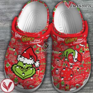 The Grinch Movie Crocs Crocband Clogs Shoes Comfortable For Men Women and Kids Style 16 - Vesles2014S 2