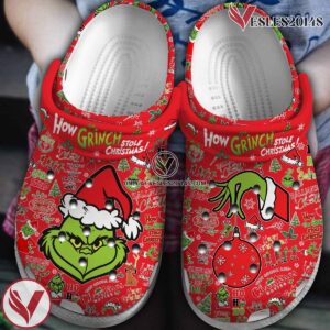 The Grinch Movie Crocs Crocband Clogs Shoes Comfortable For Men Women and Kids Style 16 - Vesles2014S