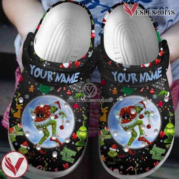 The Grinch Movie Crocs Crocband Clogs Shoes Comfortable For Men Women and Kids Style 18 - Vesles2014S