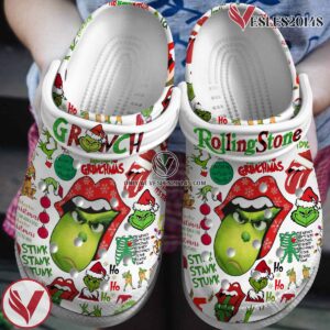 The Grinch Movie Crocs Crocband Clogs Shoes Comfortable For Men Women and Kids Style 2 - Vesles2014S